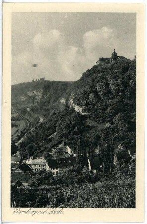 Dornburg. Blick auf Dornburg