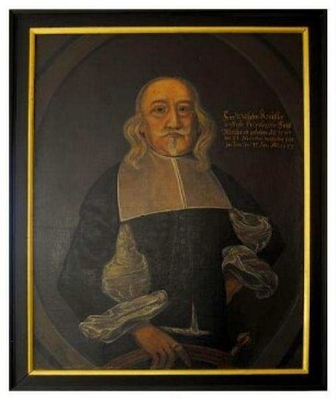 Porträt des Universitätsfechtmeisters Wilhelm Kreussler