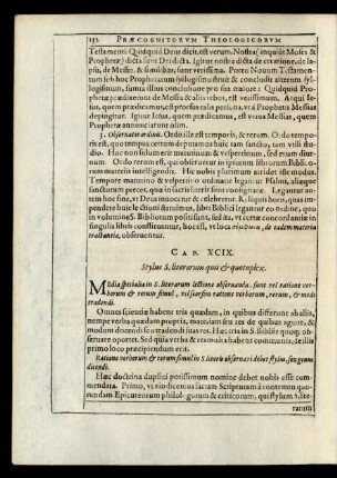 Cap. XCIX. Stylus S. literarum quis [et] quotuplex.