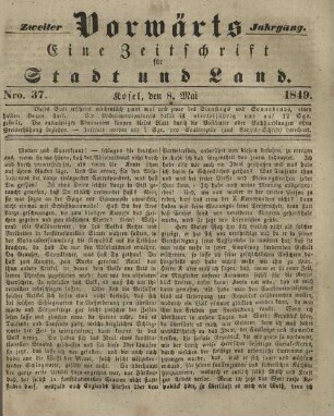 2.1849, Nr.37(8.Mai)