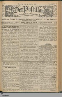 Der Postillon : Amts- und Anzeigeblatt für den Oberamtsbezirk Marbach : unabhängige Zeitung für Stadt und Oberamtsbezirk Marbach a.N. und Umgebung