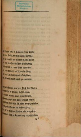Goethe's Werke : unter des durchlauchtigsten deutschen Bundes schützenden Privilegien, 1. Band. [Lieder. Gesellige Lieder. Balladen. Elegien. Episteln. Epigramme. Weissagungen des Bakis. Vier Jahreszeiten]