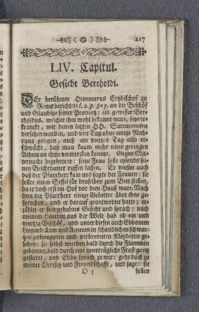LIV. Capitul. Gesicht Bertholdi.