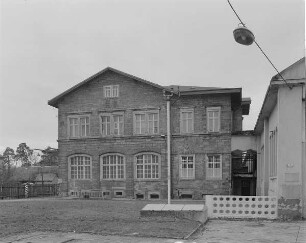 Dresden-Blasewitz, Tolkewitzer Straße 38. Ehem. Pferdebahnhof (1872). Giebelfront