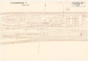 Verschiebebahnhof Schinkelwettbewerb 1932: (Teil-)Lageplan 1:1000