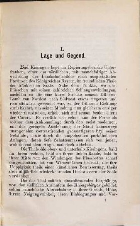Bad Kissingen und seine Heilquellen : vorzugsweise zum Gebrauche für Curgäste