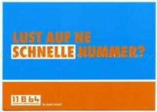 Werbung für eine Telefon-Auskunft