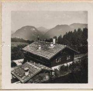 Der 1952 gesprengte Berghof am Obersalzberg, Landhaus Adolf Hitlers während der NS-Zeit
