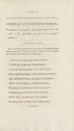 Portrait D'Un Seigneur Roman, ...