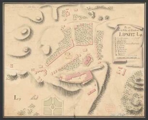 Plan de la ville et chateau de Lipnitz