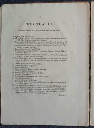 Tavola III