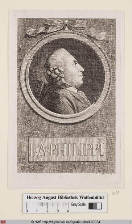 Porträt des J. A. Philippi
