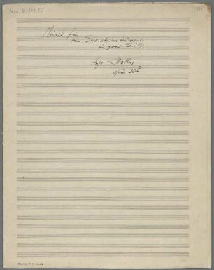 Quartets, Excerpts, vl (2), vla, vlc, op.20,1, LüdD p.445 - BSB Mus.N. 119,85 : Musik für // vier Streichinstrumente // in zwei Sätzen // Hugo Distler // opus 20II