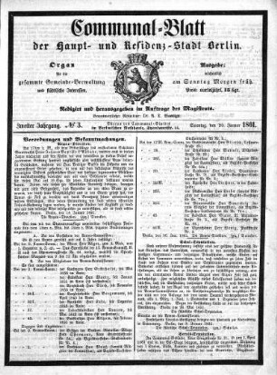 1861,3: No. 3, 20. Januar 1861