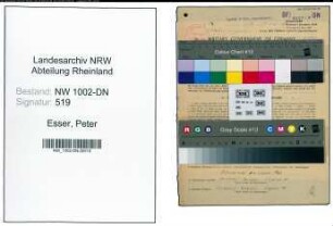 Entnazifizierung Peter Esser, geb. 25.09.1909 (Arbeiter)
