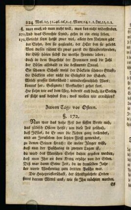 124-135, Zween Tage vor Ostern