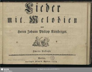 Lieder mit Melodien