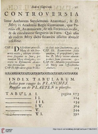 Index Tabularum