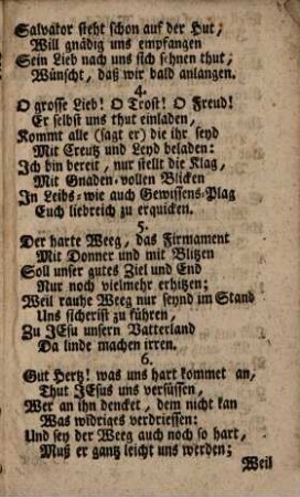 Drey ganz Neue Wallfahrts-Lieder zum heiligen Salvator