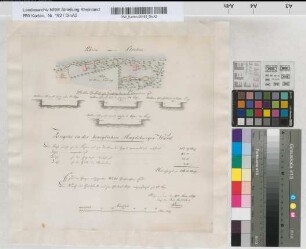 Ziegelei in der königlichen Magdeburger Ward [Mahnenburg, Gem. Reeserward]. Aufgenommen den 19. März 1829 durch den Bau-Kondukteur Vermeer