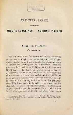 Abyssinie et Angleterre :  Perfidies et intrigues anglaises dévoilées. Souvenirs et preuves. [Theodor, König von Abyssinien]