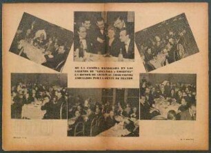 De la comida realizada en los salones de "Gimnasia y Esgrima" en honor de Artistas Argentinos Asociados por la gente de teatro [Fotografías]