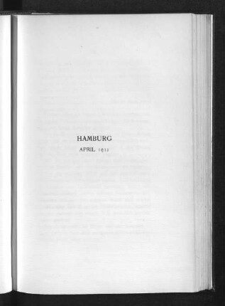 Hamburg April 1911