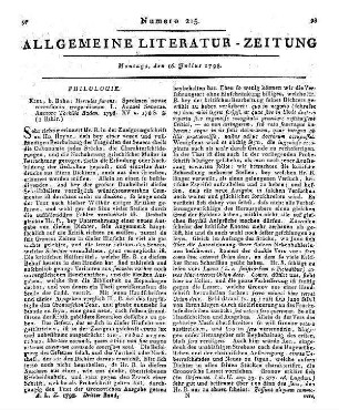 Lexicon catholicon latinae linguae. T. 1. Conjuncta quorundam doctorum hominum opera adornatum. Leipzig: Schwickert 1794