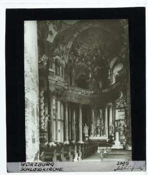 Würzburg, Residenz : Innenansicht zum Altar