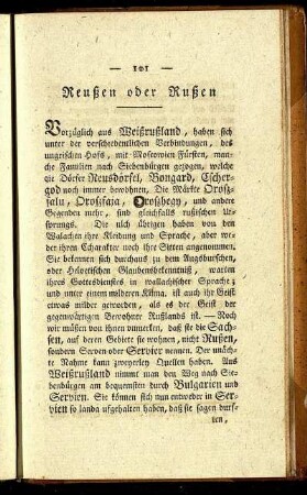 Reußen oder Rußen.