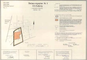 Bebauungsplan Nr. 1, Am Buberg, 4. vereinfachte Änderung, Kreis Siegen, Stadt Siegen, Gemarkung Trupbach, Flur 11
