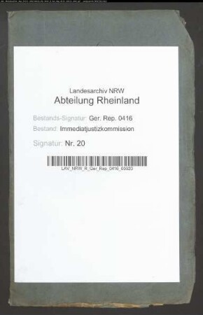 Auswanderung diesseitiger Untertanen und die ihnen zu präservierenden Indigenatsrechte.