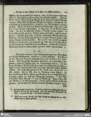 §. 52. [Nachricht von der Belagerung und Einnahme der Festung Schweidnitz]