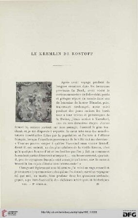 3. Pér. 13.1895: Le Kremlin de Rostoff