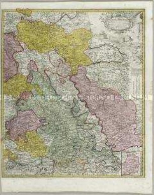Ducatus Iuliaci et Bergensis Tabula geographica. Mit einer Anschlusskarte