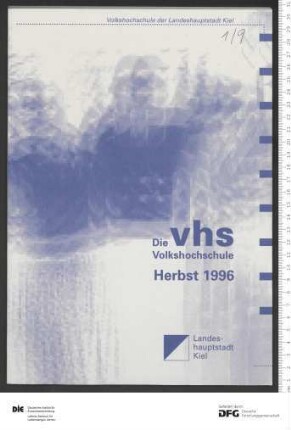 Programm 1. Semester 1996/1997