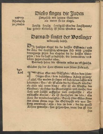 Darnach singet der Vorsinger wiederumb lauth.