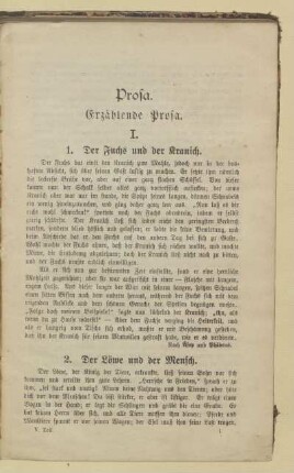 Erzählende Prosa
