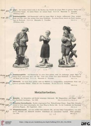 Metallarbeiten (Nr. 196-198)