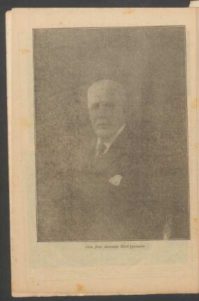 [Fotografía de] Don José Antonio Miró Quesada