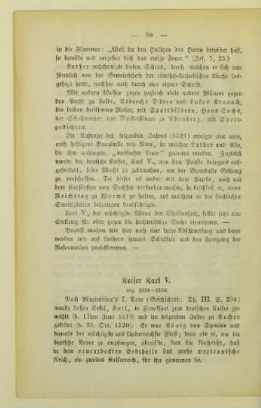 Kaiser Karl V. reg. 1519 - 1556