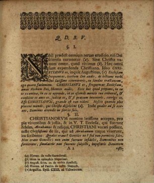 Diss. ... de insignioribus veterum Christianorum formulis