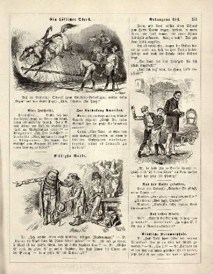 "Ein höflicher Oberst" "Billigste Maske" "Gelungene List"
