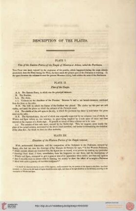 Description of the plates