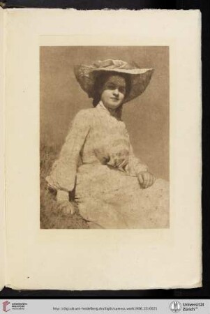 [Heinrich Kühn, VI. A Study in Sunlight, photogravure]