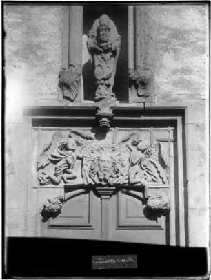 Oberschaffhausen Sankt Alban Kapelle Eingangsportal
