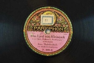 Das Lied von Kleinzack : a. d. Oper "Hoffmanns Erzählungen" / (Offenbach)