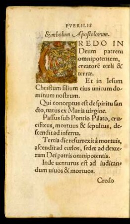 Symbolum Apostolorum.