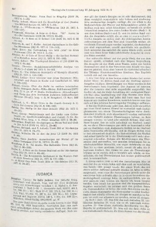 657-660 [Rezension] Josephus, Flavius, De bello Judaico