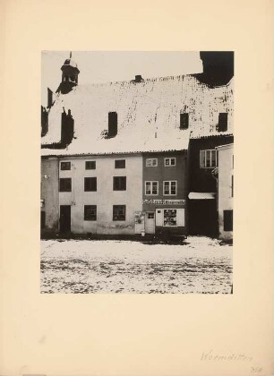 3-geschossige Wohn- und Geschäftshausreihe, Wormditt: Ansicht